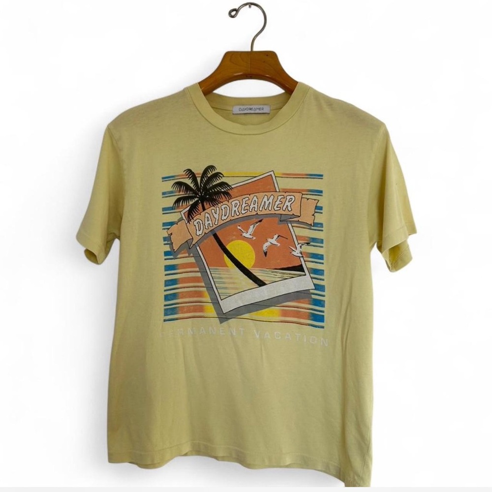 Daydreamer Yellow Graphic Tee